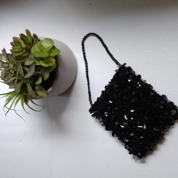 Anne Taylor Loft Evening Bag with Sequins - Picture 1 of 8